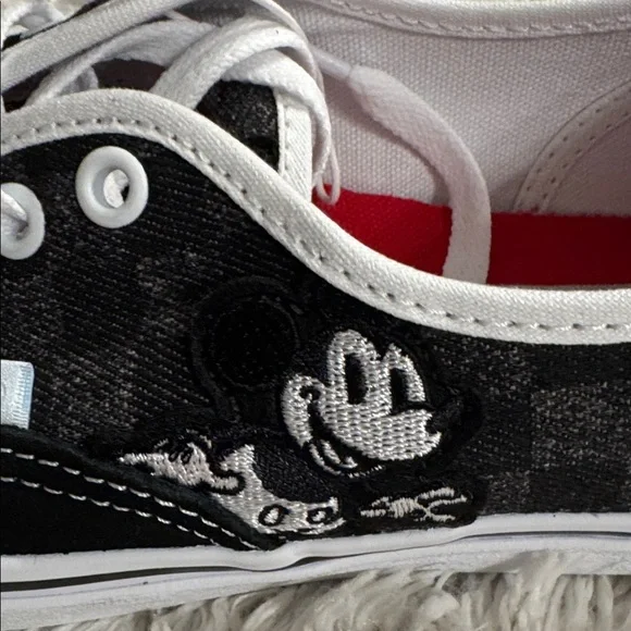 Vans Black and White 100th Anniversary Disney Sneakers - Picture 8 of 15